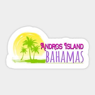 Life's a Beach: Andros Island, Bahamas Sticker